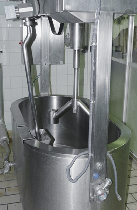 Cheese making vats